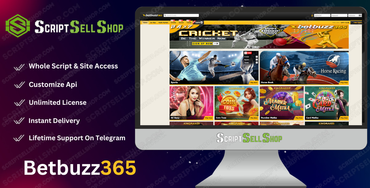 Betbuzz Exchange Betting Site Script Source Code