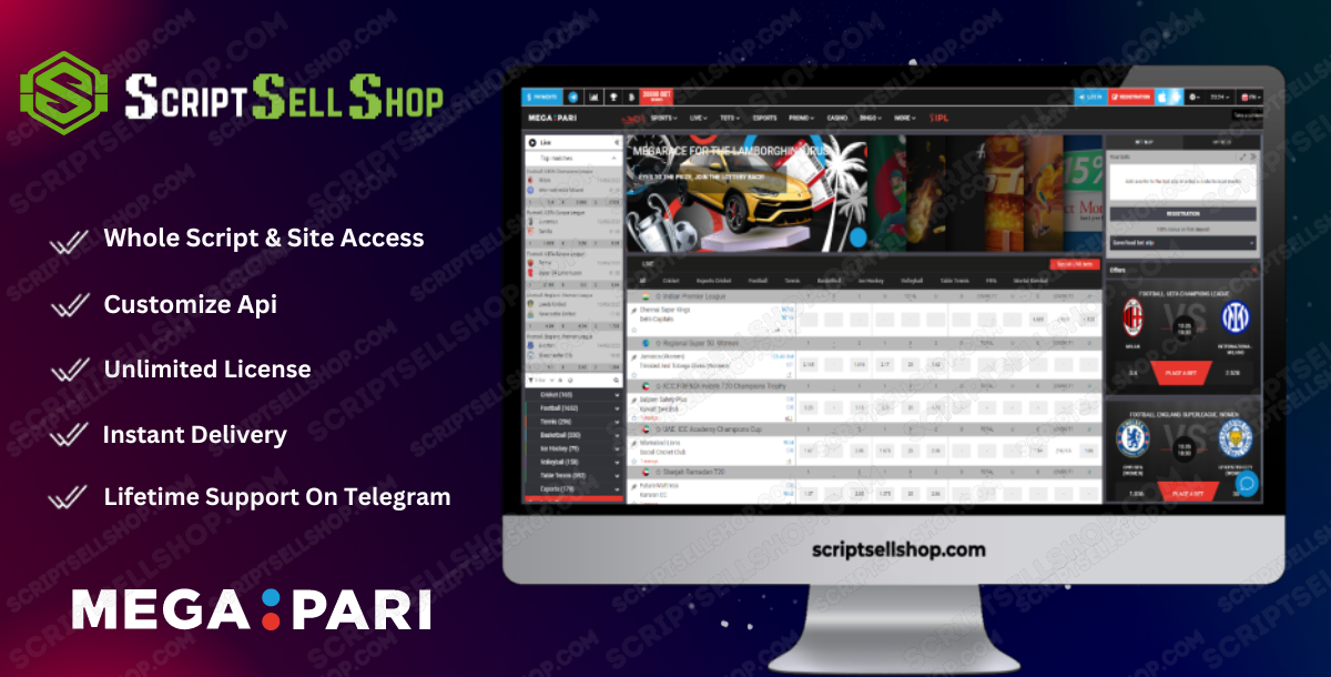 Megapari-Betting Site Script Source Code
